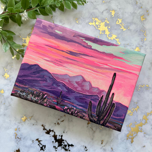 Vast Desert - Acrylic Mini