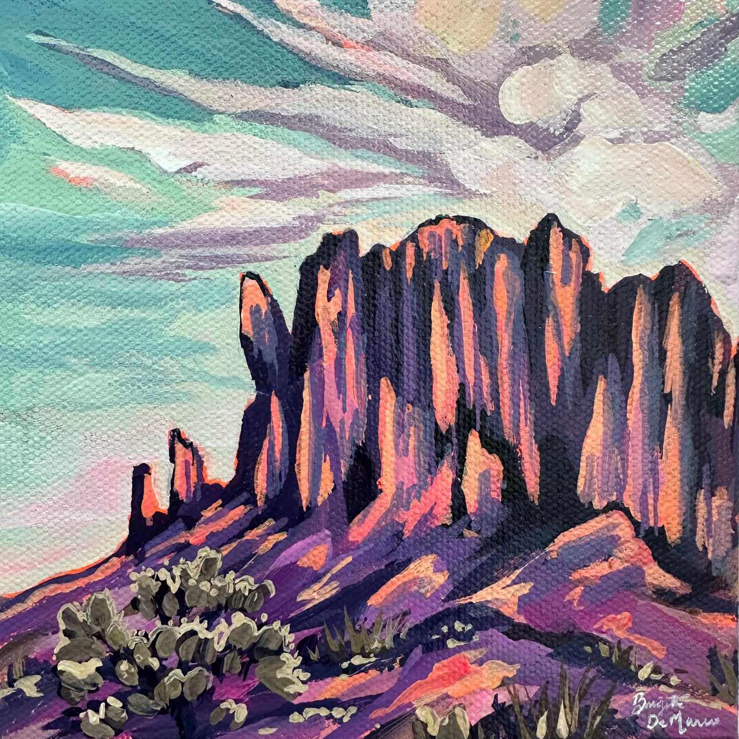 "Superstition" - Acrylic Mini