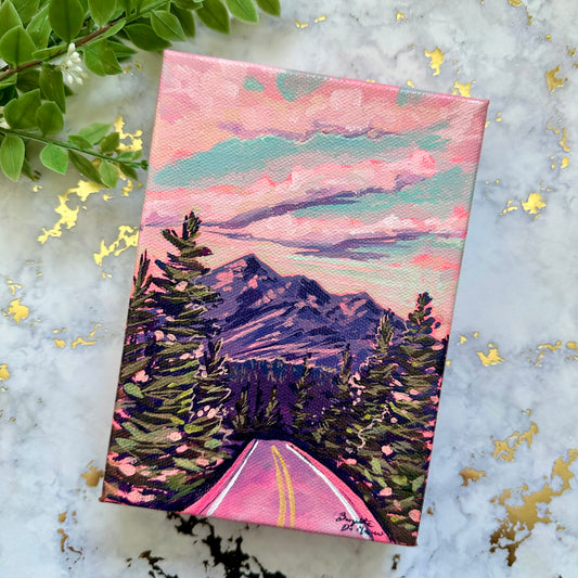 The Peaks at Sunrise - "Acrylic Mini"