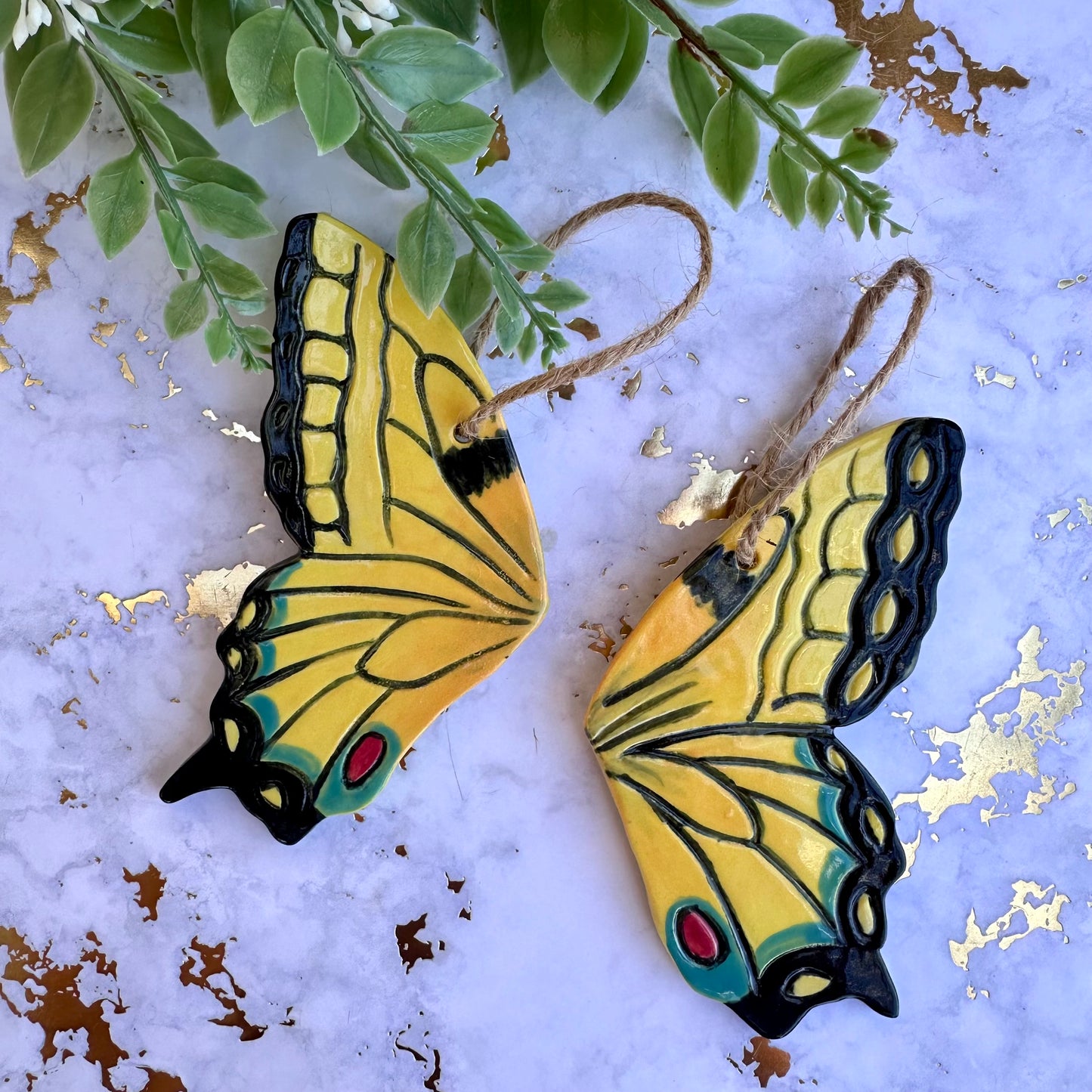 Arizona Swallowtail Wings "Friendship" Ornaments