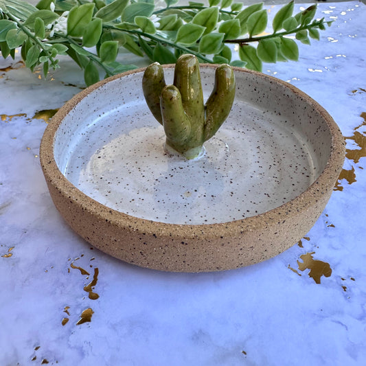 Small Cactus Trinket Dish