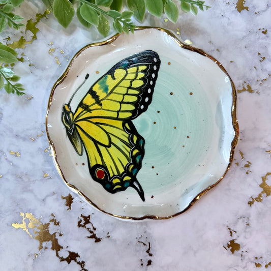 Large Trinket Dish - Swallowtail Butterfly