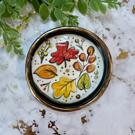 Small Trinket Dish - Fall Leaves