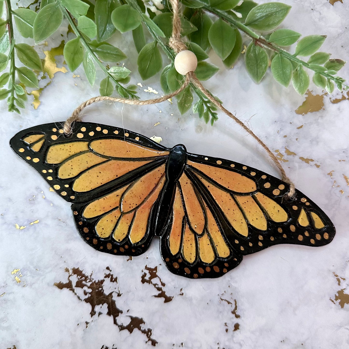 Hanging Butterfly Wall Art - Monarch