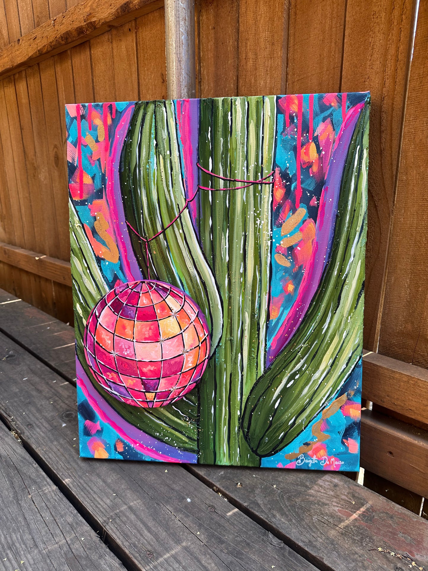 Desert Disco Original Acrylic Paintings