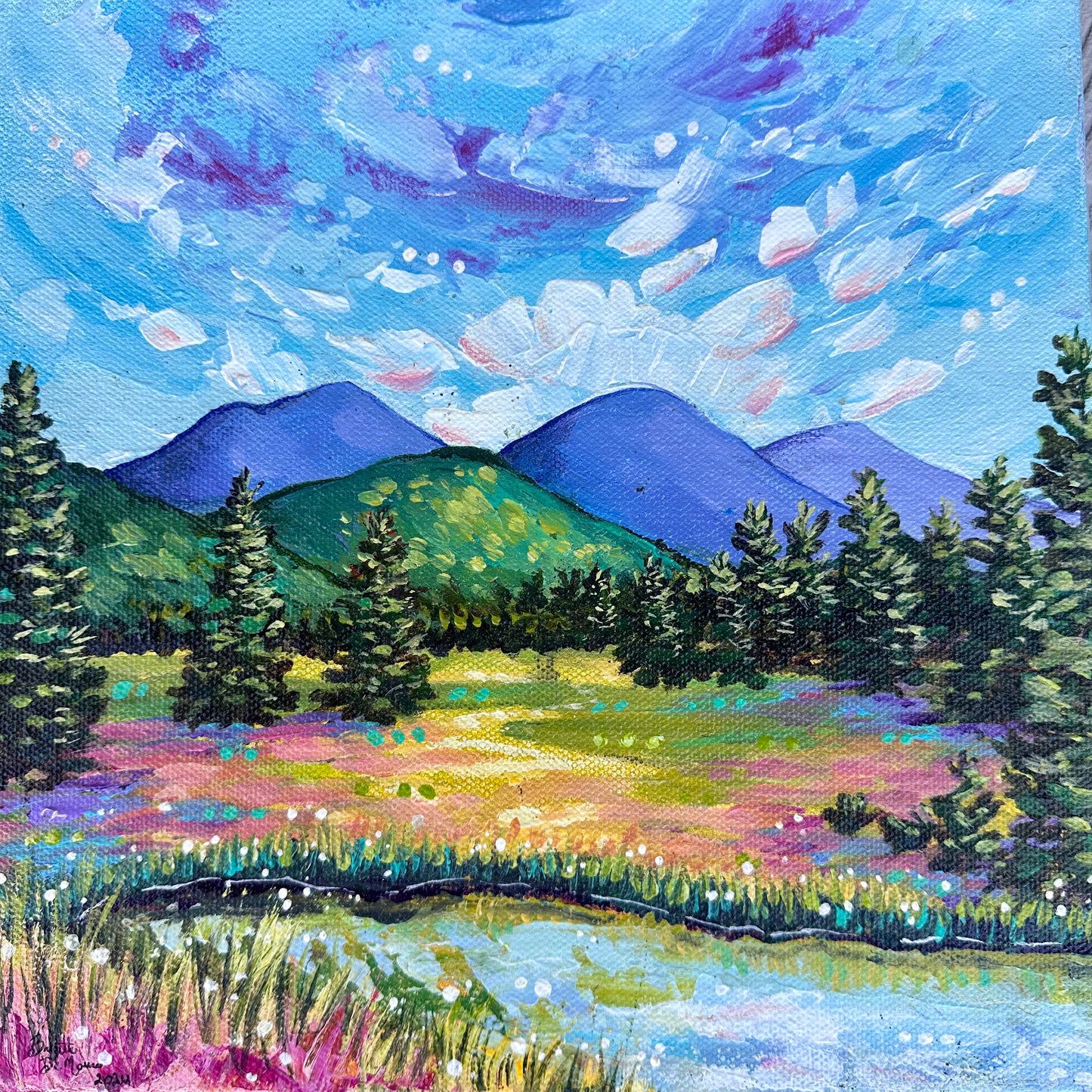 Original Acrylic - "Lockett Meadow"