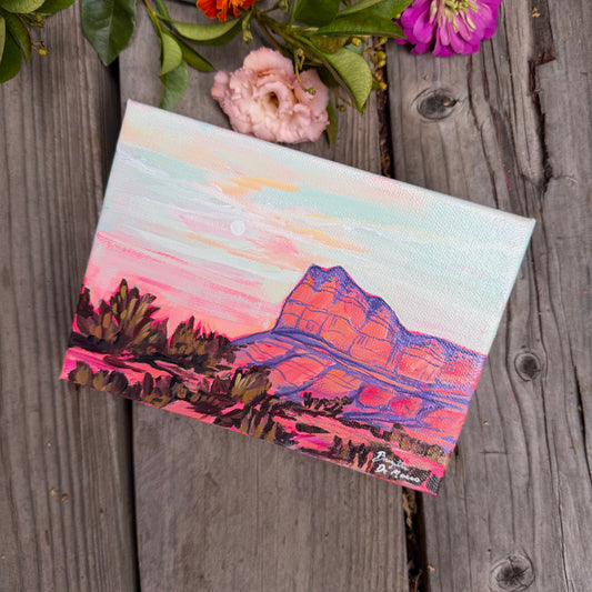 Red Rock Sunrise - Acrylic Mini