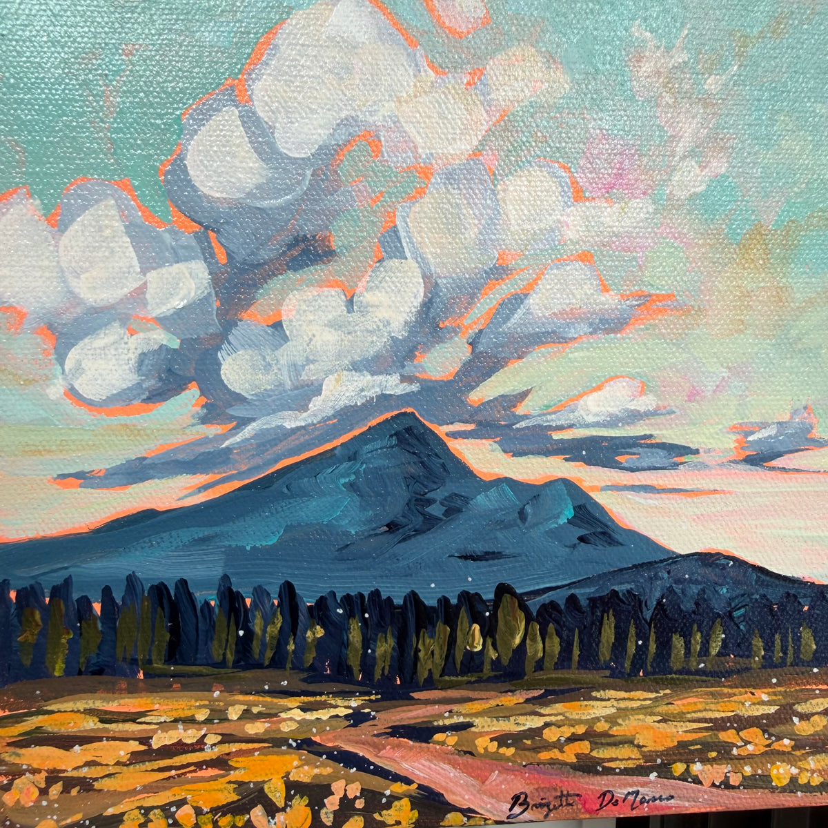 Hops on Birch Paintings