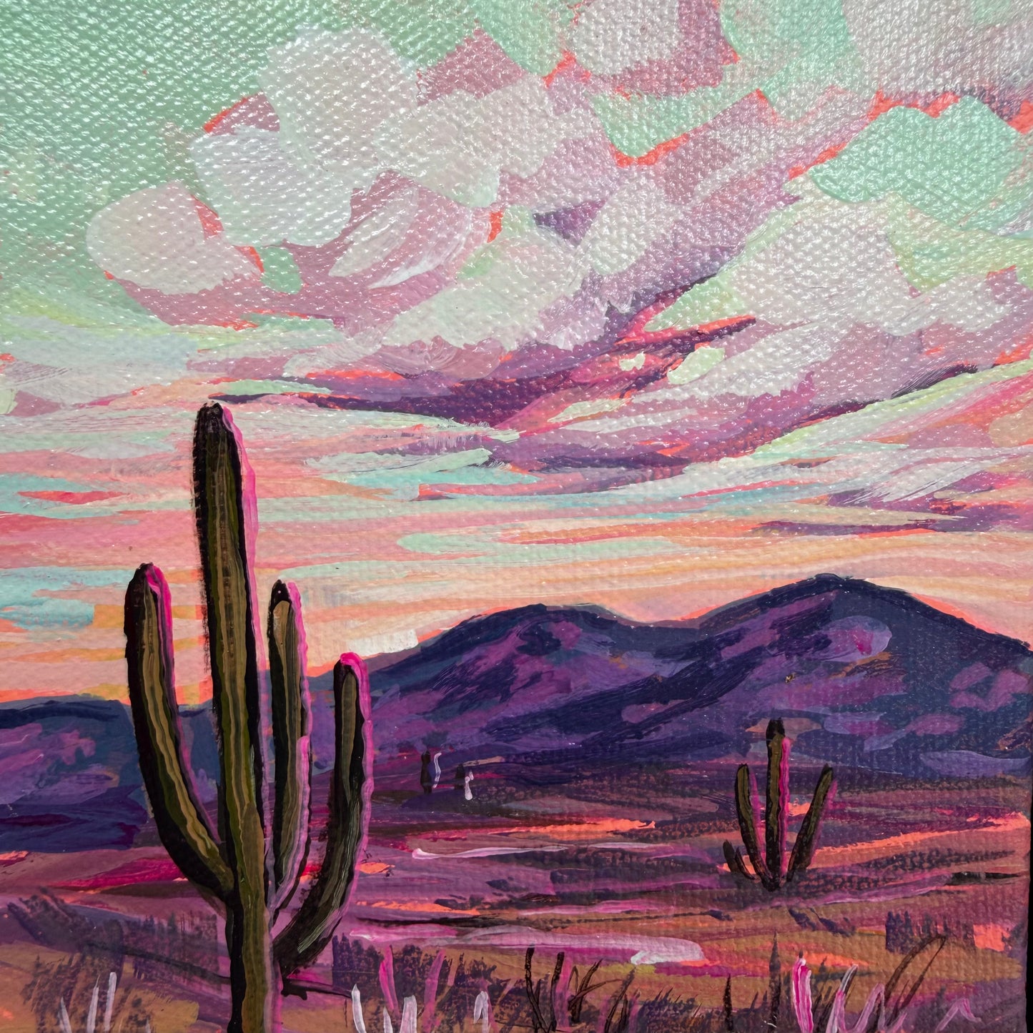 Hops on Birch Paintings