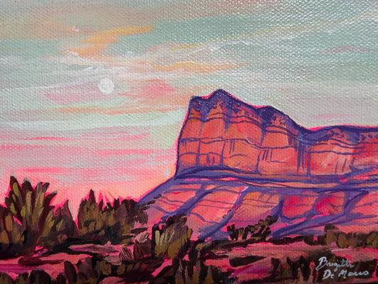Red Rock Sunrise - Acrylic Mini