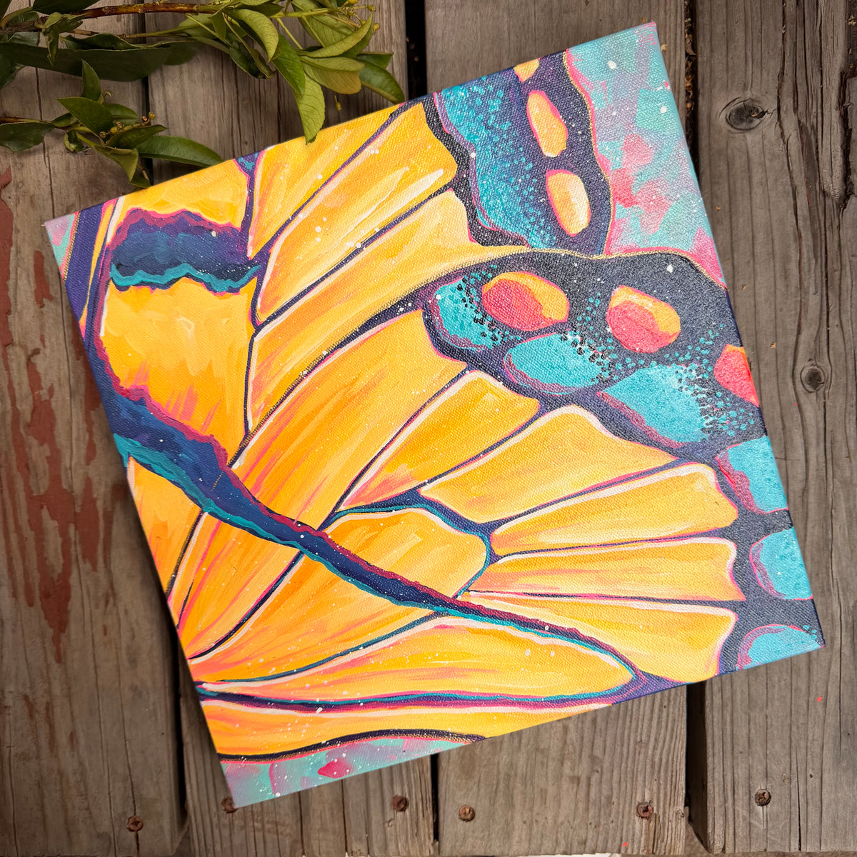 Hops on Birch Paintings