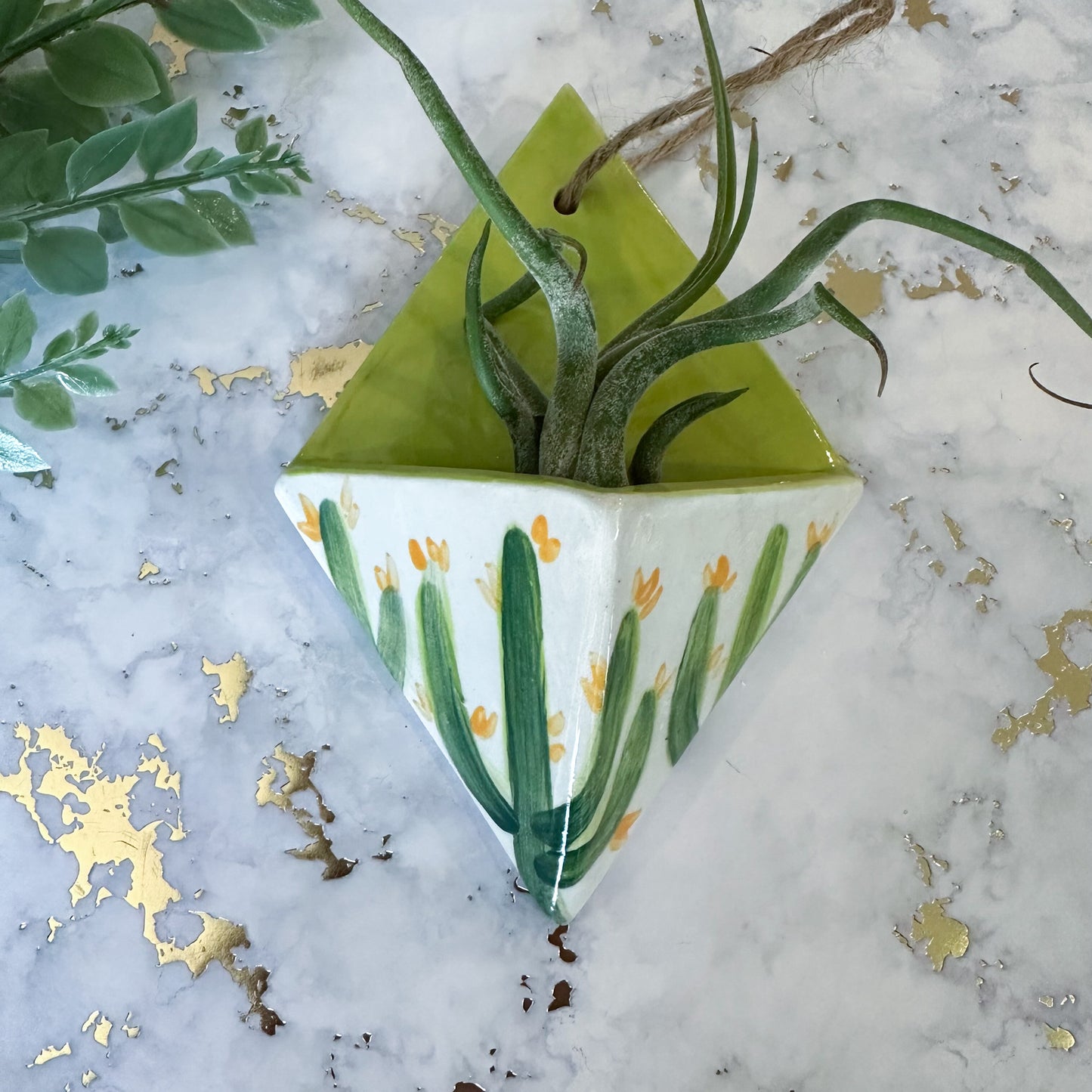 Hanging Air Plant Vase - Saguaro