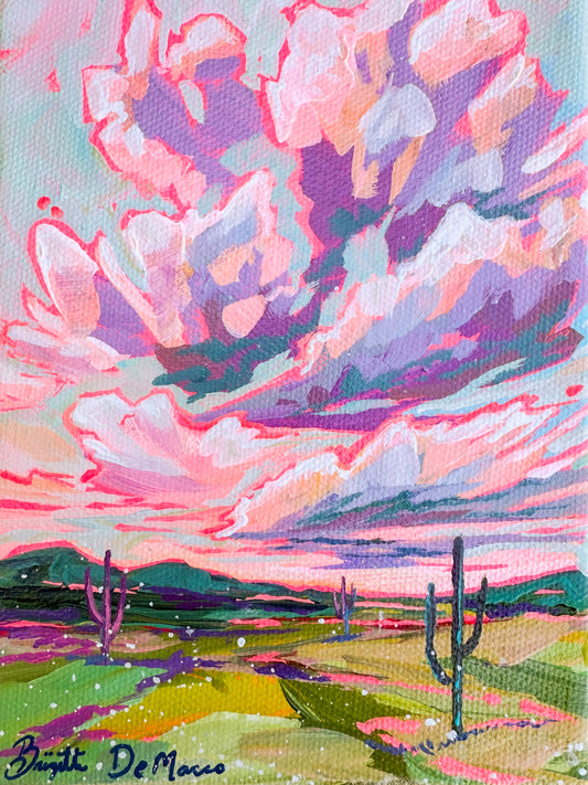 East Valley Cloudscape Print