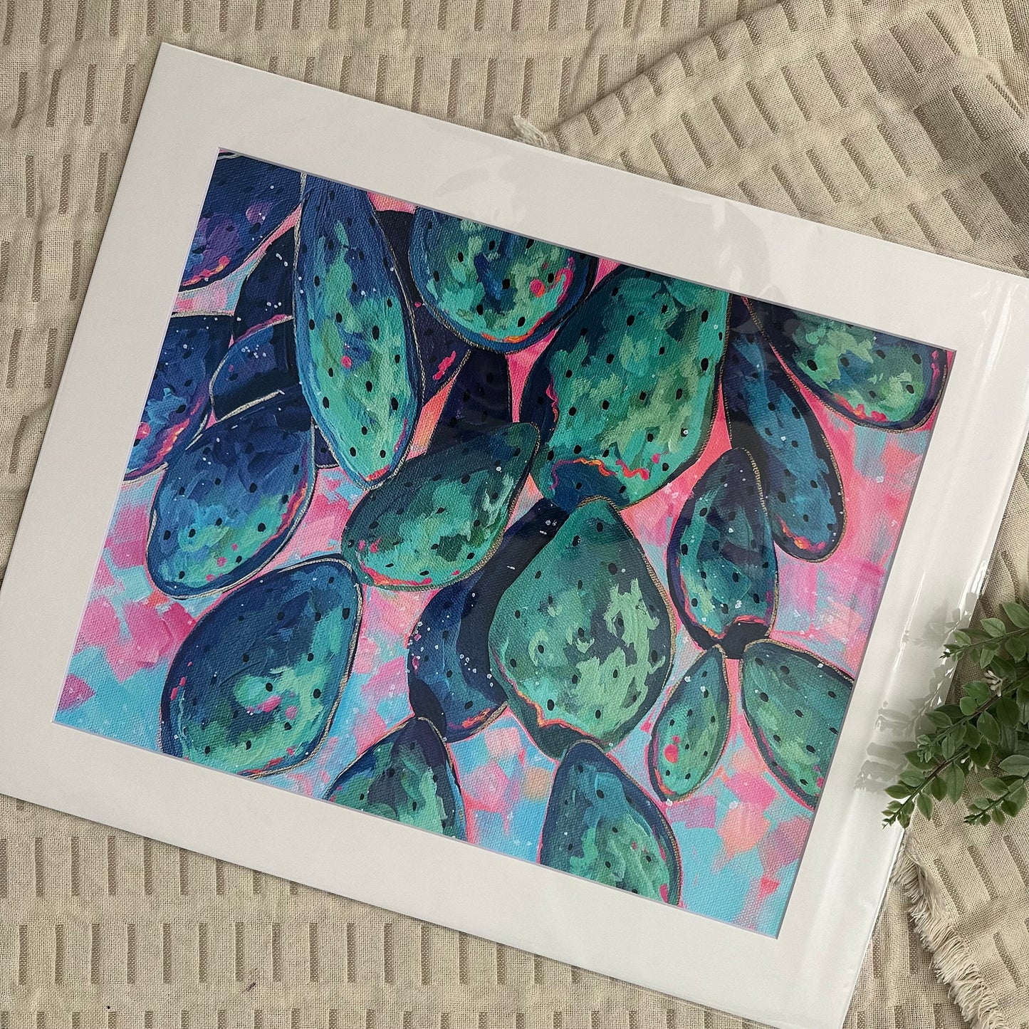 Prickly Pear Forest Print