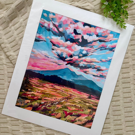 Summer Sunset at the Peaks