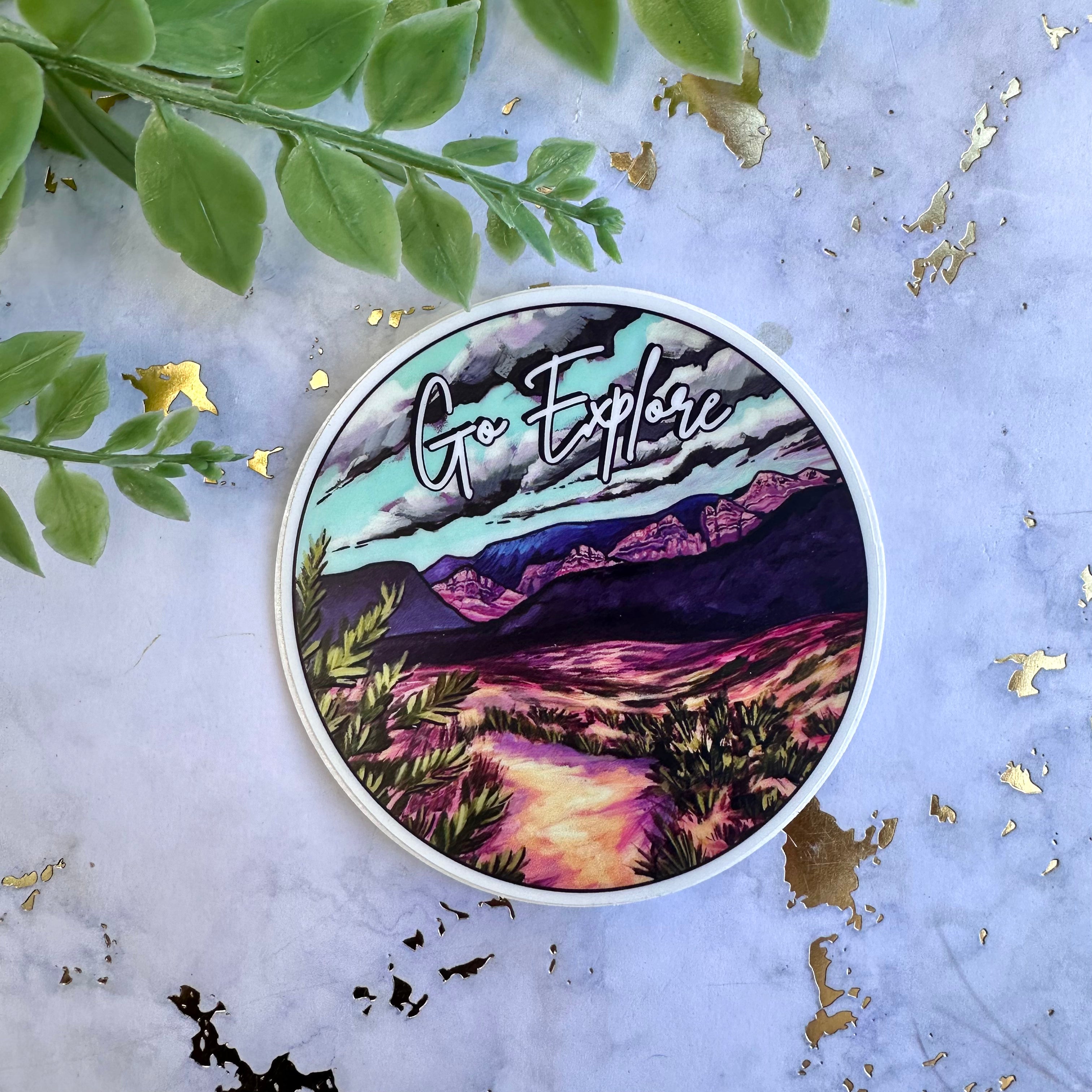 Go Explore Sticker Go Explore Sticker – Prickle & Pine Designs