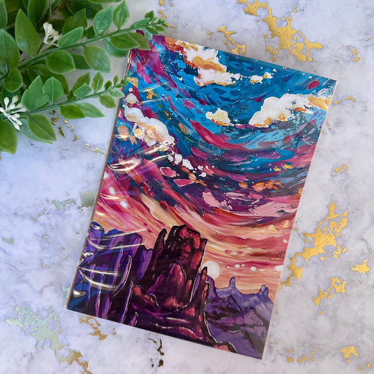 "An Arizona Sunset" Print