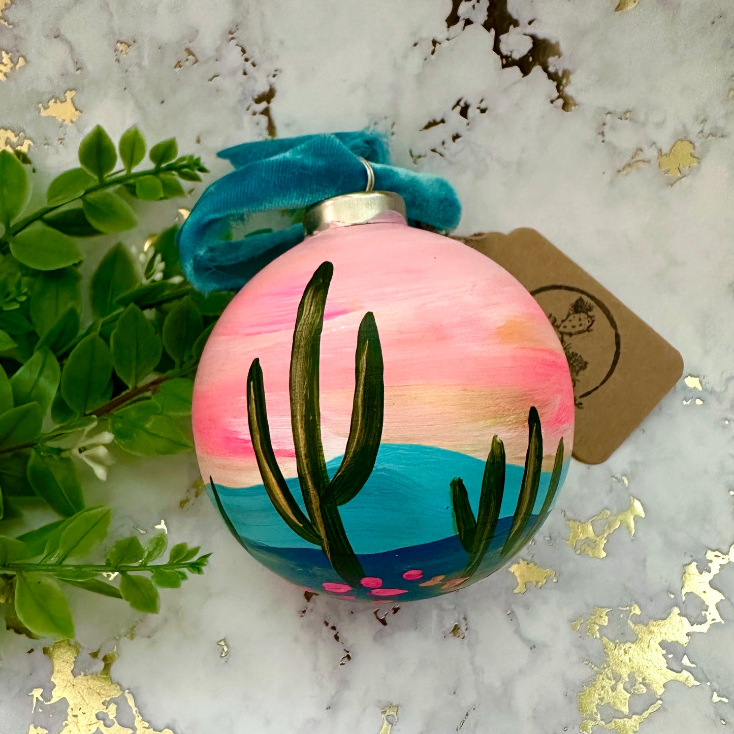 Hand Painted Ball Ornament