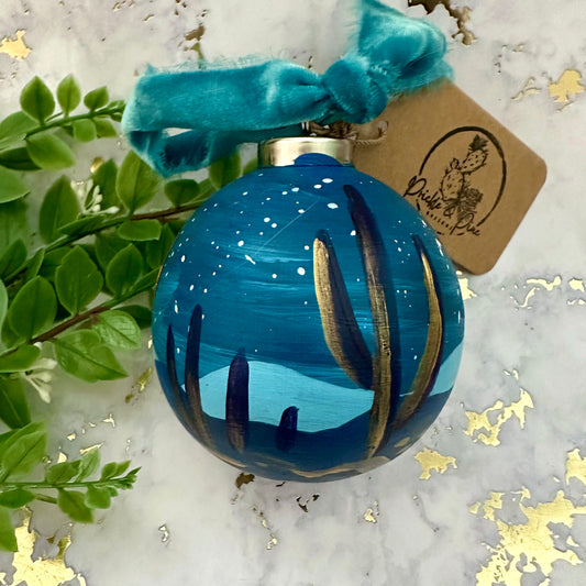 Hand Painted Ball Ornament