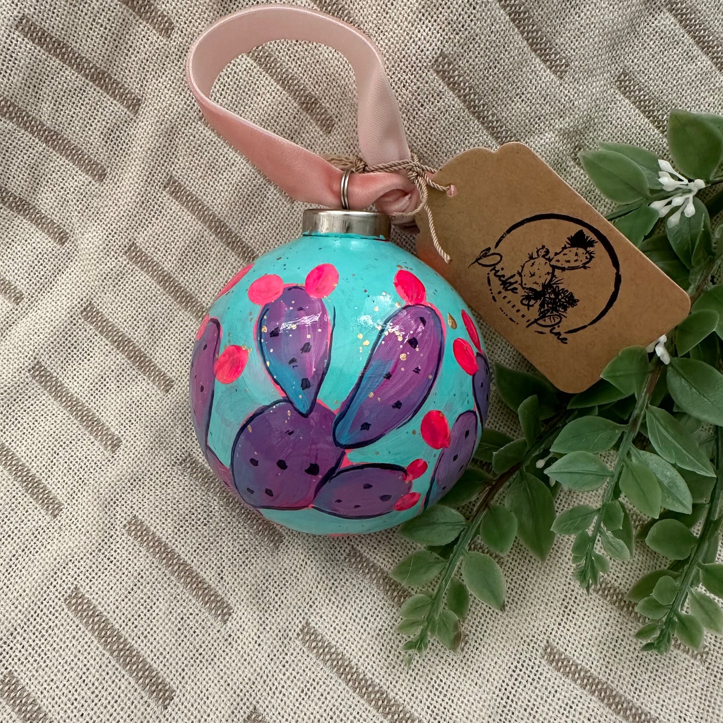 Hand Painted Ball Ornament