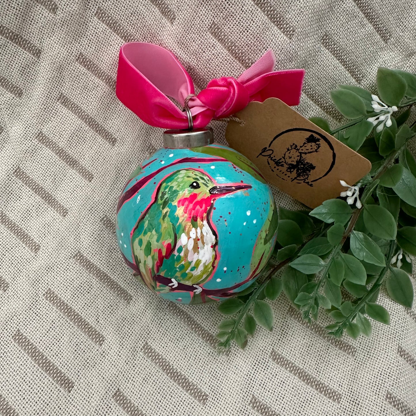Hand Painted Ball Ornament