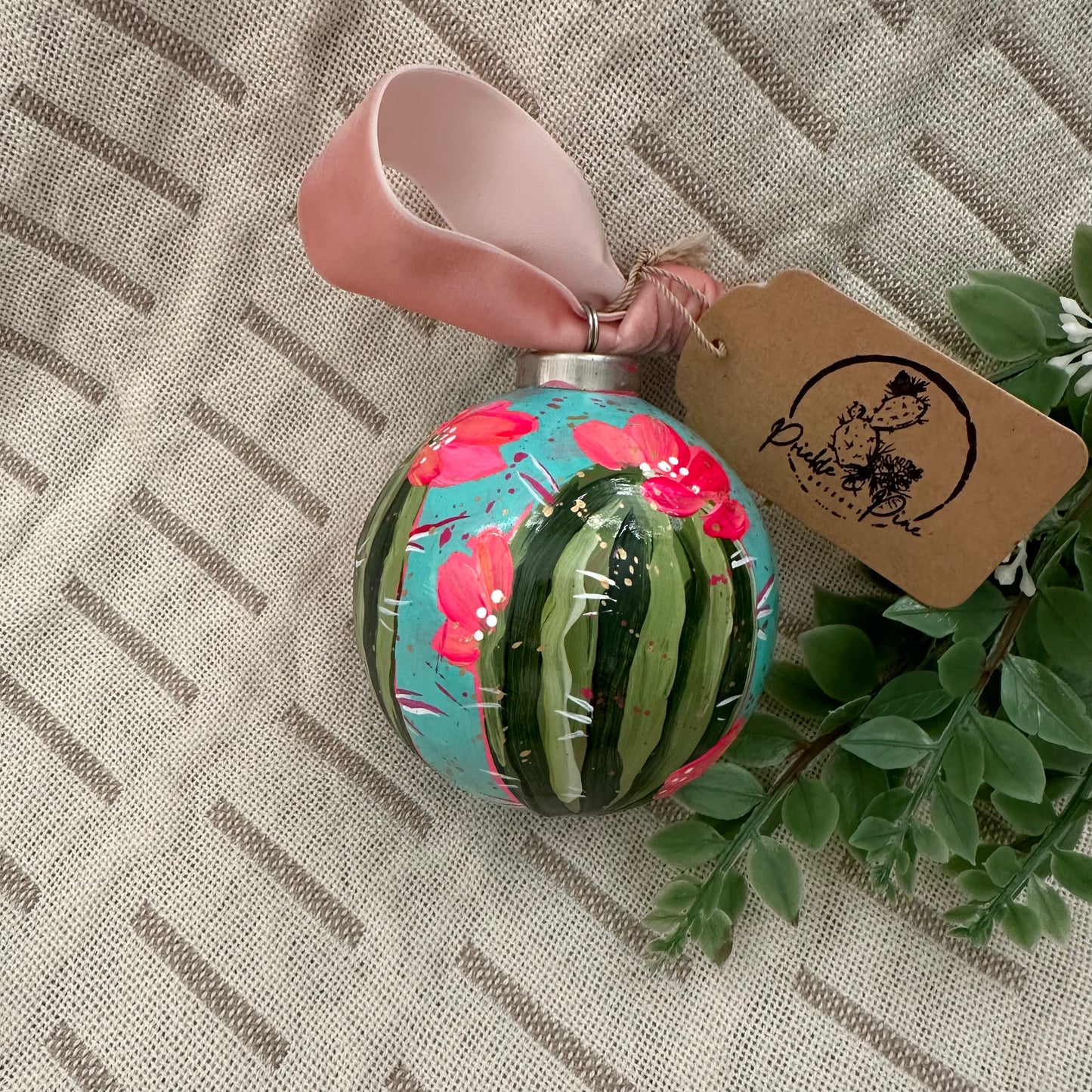 Hand Painted Ball Ornament