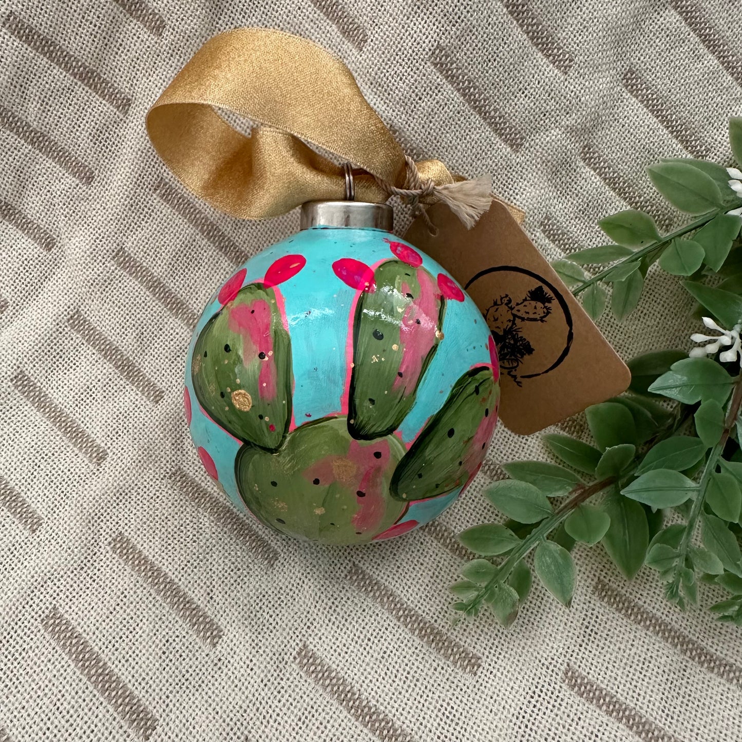 Hand Painted Ball Ornament