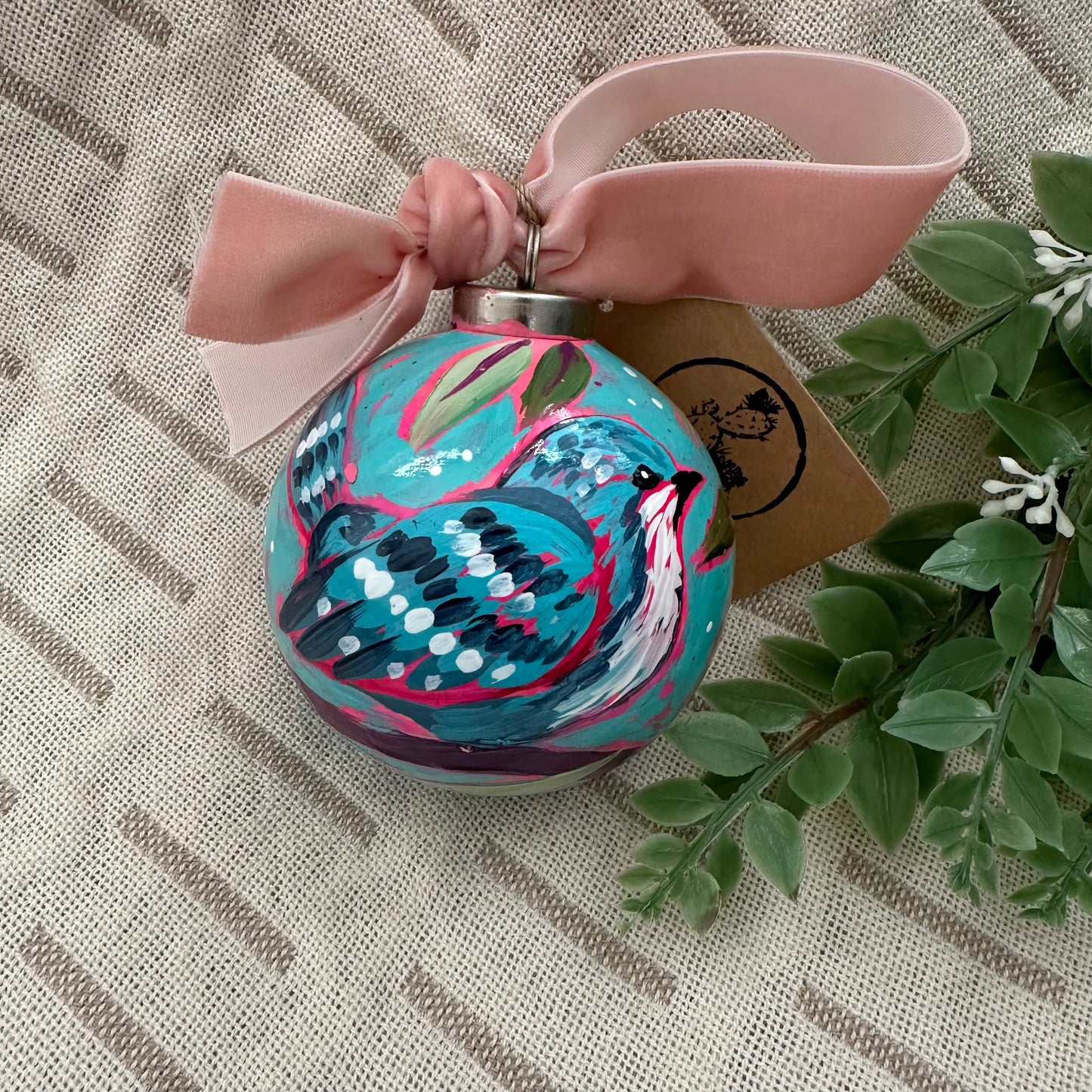 Hand Painted Ball Ornament