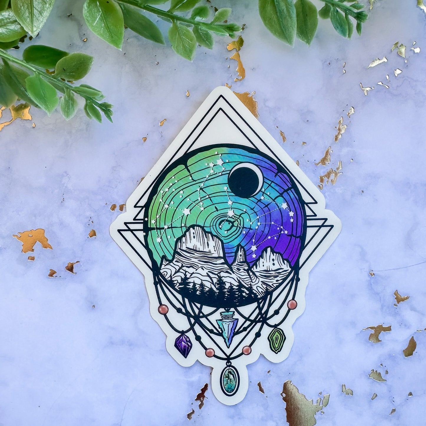 High Desert Mandala Sticker