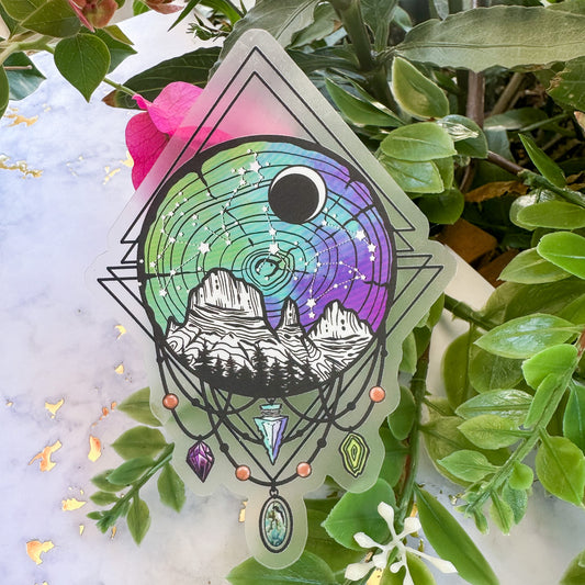 High Desert Mandala Sticker