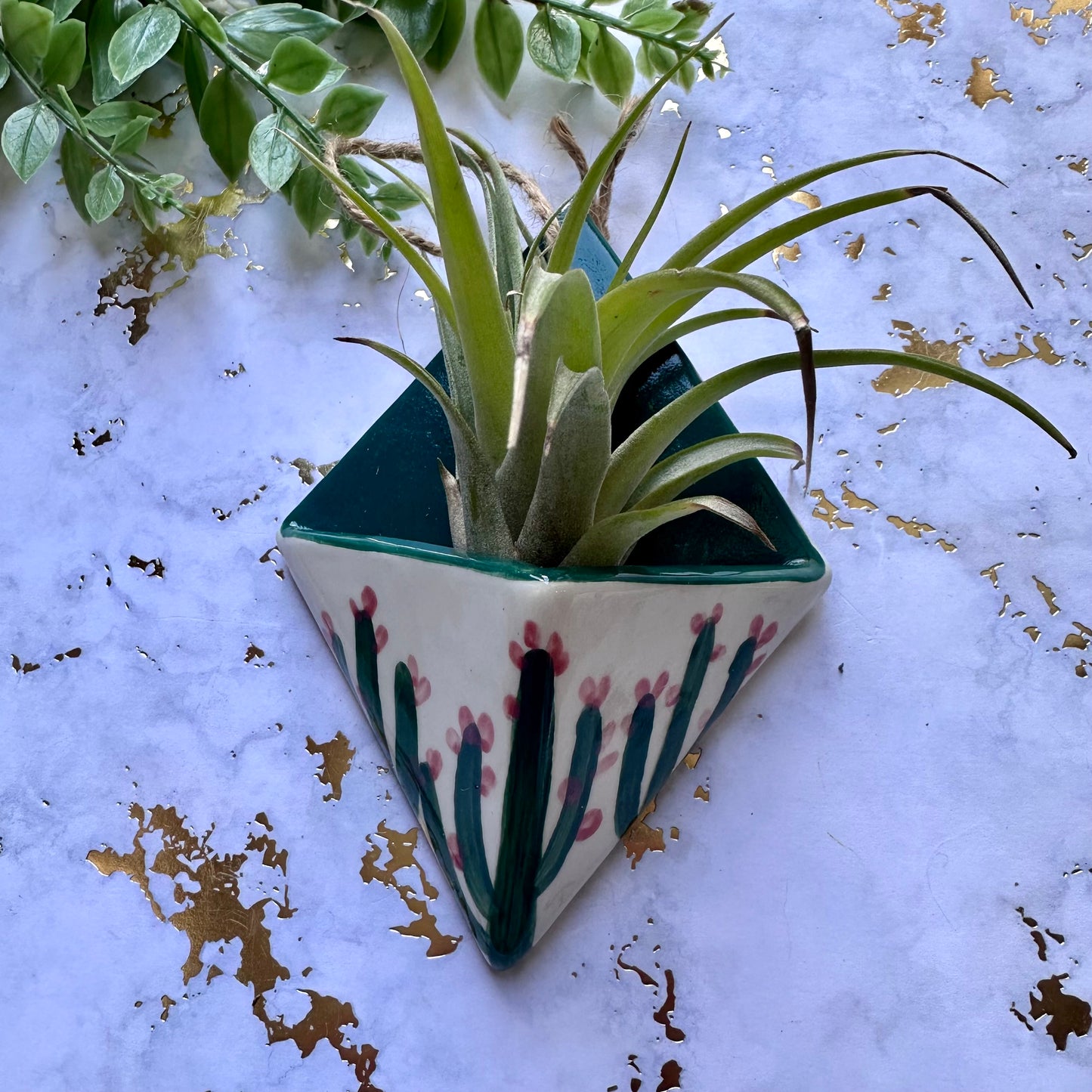 Hanging Air Plant Vase - Saguaro