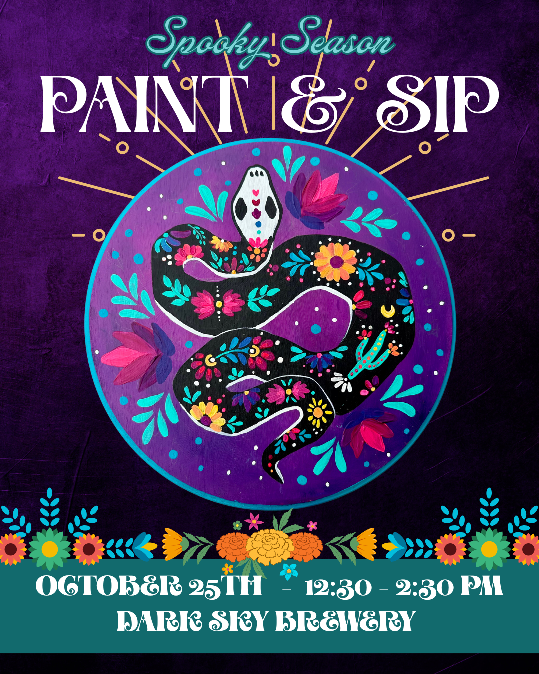 Spooky Season Paint & Sip