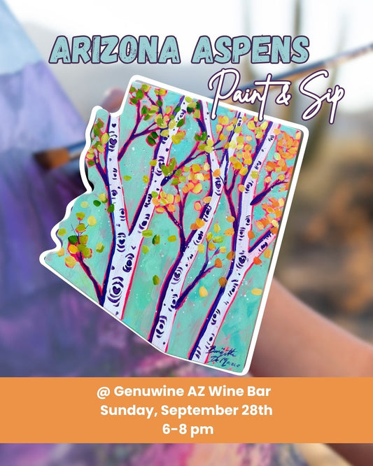 Arizona Aspen Forest Paint Party