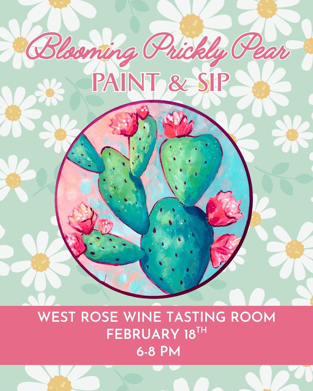 Prickly Pear Paint & Sip