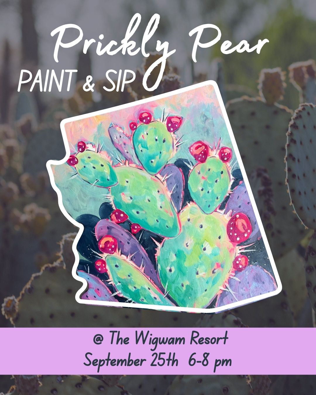 Prickly Pear Paint & Sip