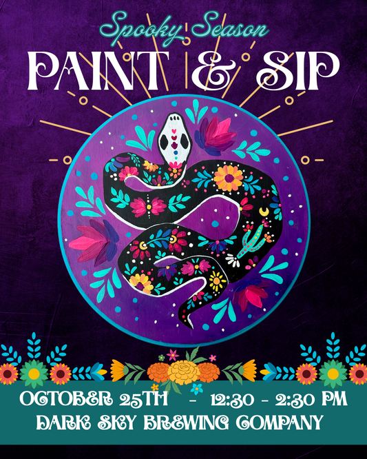 Spooky Season Paint & Sip